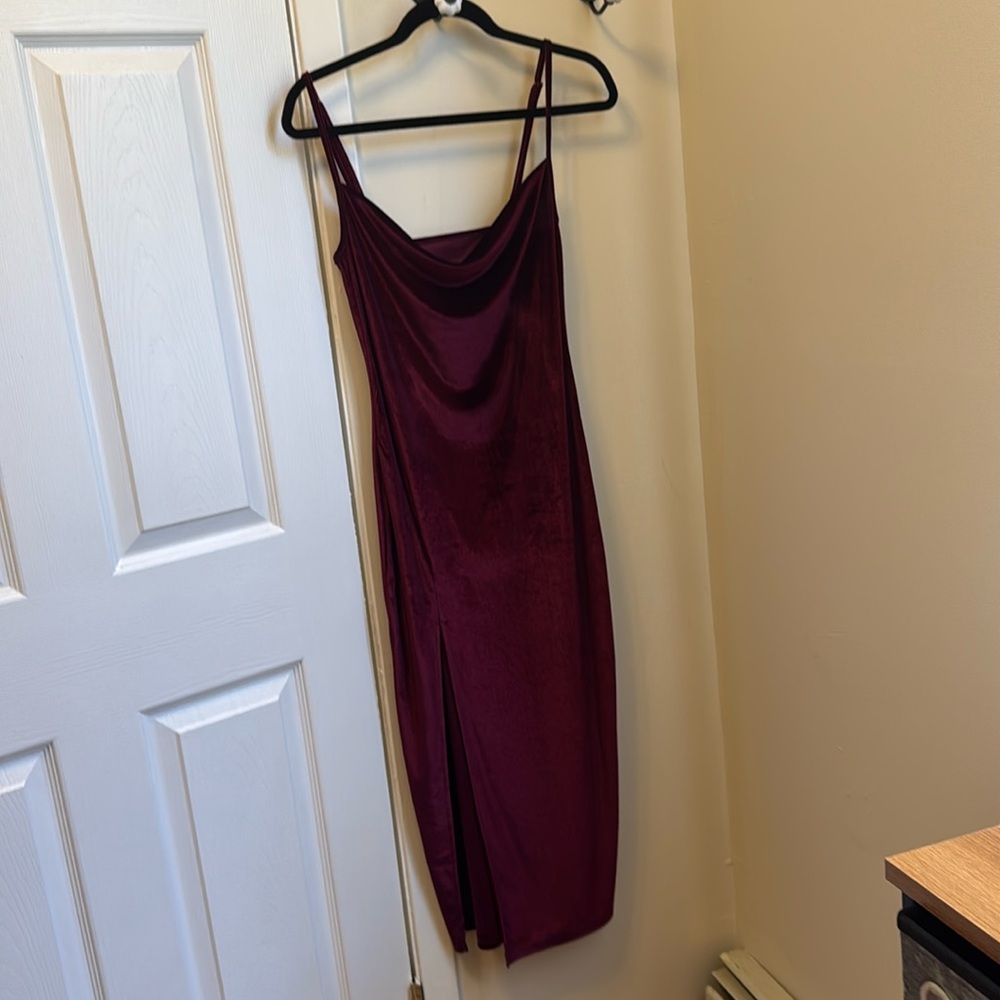 Burgundy Slip Dress NWOT